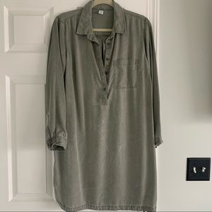 Old Navy Tencel Shirt Dress - Size L